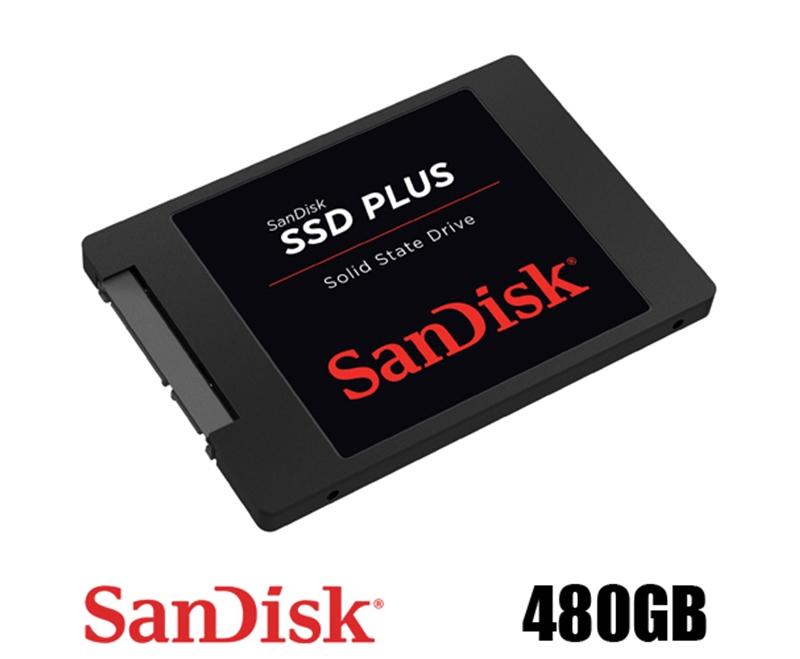 כונן SSD פנימי SanDisk SSD PLUS SDSSDA480G 480GB סנדיסק