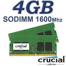 Crucial SODIMM 4GB DDR3L 1600Mhz