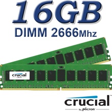 Crucial DIMM 16GB DDR4 2666Mhz