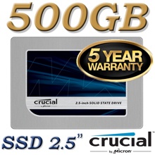 Crucial SSD 500GB MX500 SATA 2.5