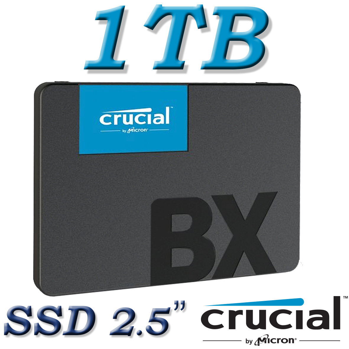 Crucial SSD 1TB BX500 3D NAND SATA 2.5