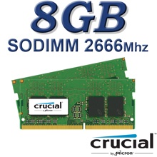Crucial SODIMM 8GB DDR4 2666Mhz