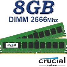 Crucial DIMM 8GB DDR4 2666Mhz