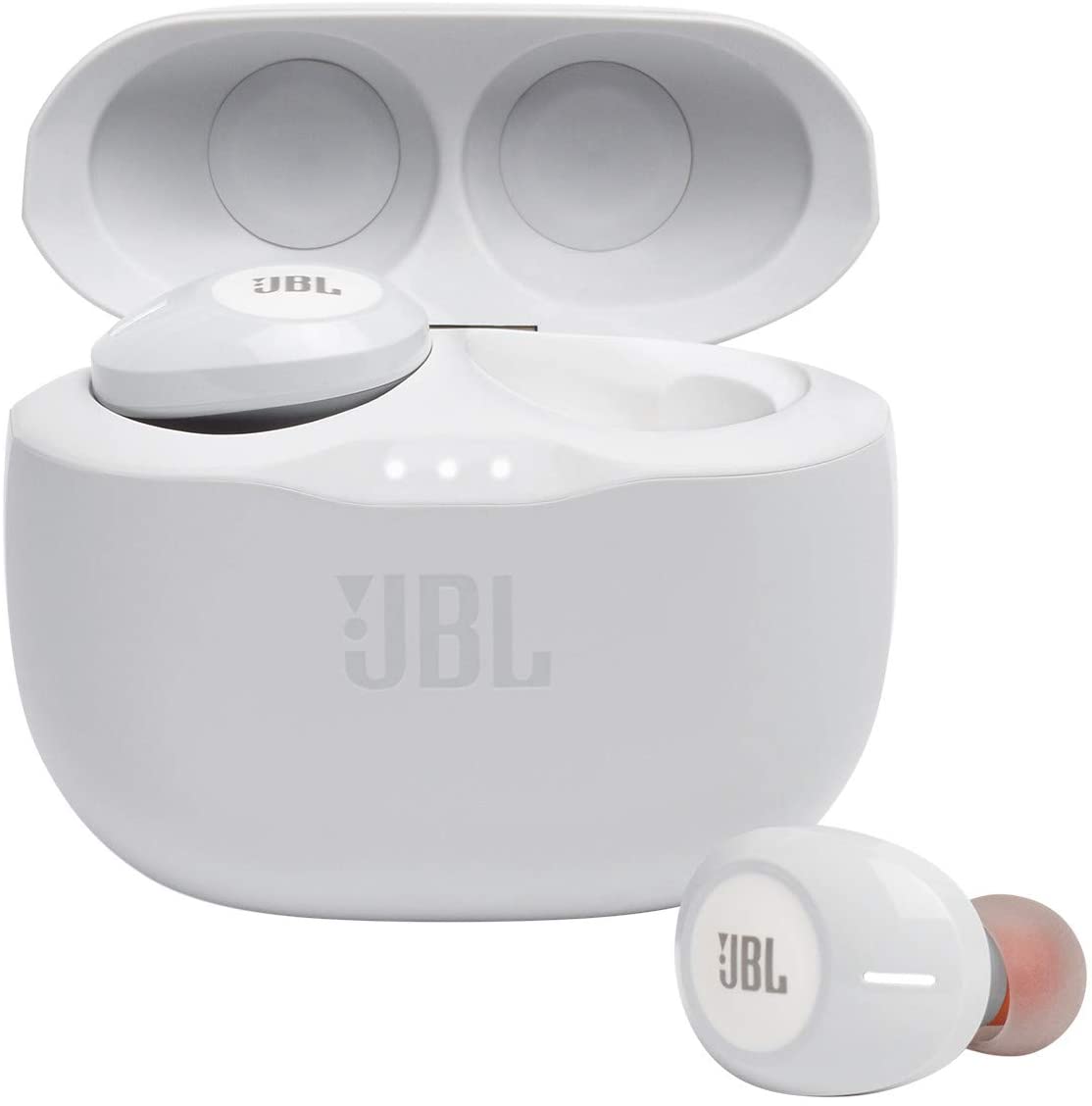 אוזניות JBL Tune 125TWS True Wireless-לבן