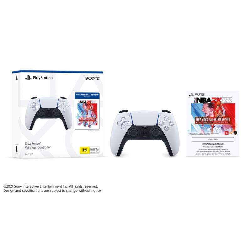 Sony PS5 DualSense + NBA 2K22 Jumpstart Bundle סוני