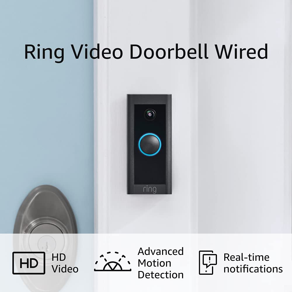 מצלמת אבטחה Ring Video Doorbell Wired